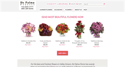 Desktop Screenshot of depalmaflorist.com